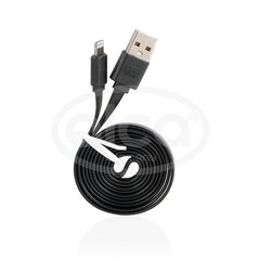 ALCA Laidas Lightning USB 2.0 juodas kaina ir informacija | Alca Mobilieji telefonai, Foto ir Video | pigu.lt