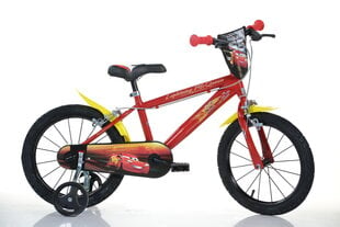 Vaikiškas dviratis Dino Bikes, 16", raudonas kaina ir informacija | Dviračiai | pigu.lt