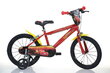 Vaikiškas dviratis Dino Bikes, 16", raudonas цена и информация | Dviračiai | pigu.lt