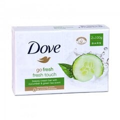 Мыло Dove Go Fresh Fresh Touch 2 x 100 г цена и информация | Мыло | pigu.lt