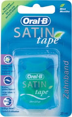 Dantų siūlas Oral-B Satin Tape Mint 25 m kaina ir informacija | Oral-B Kvepalai, kosmetika | pigu.lt