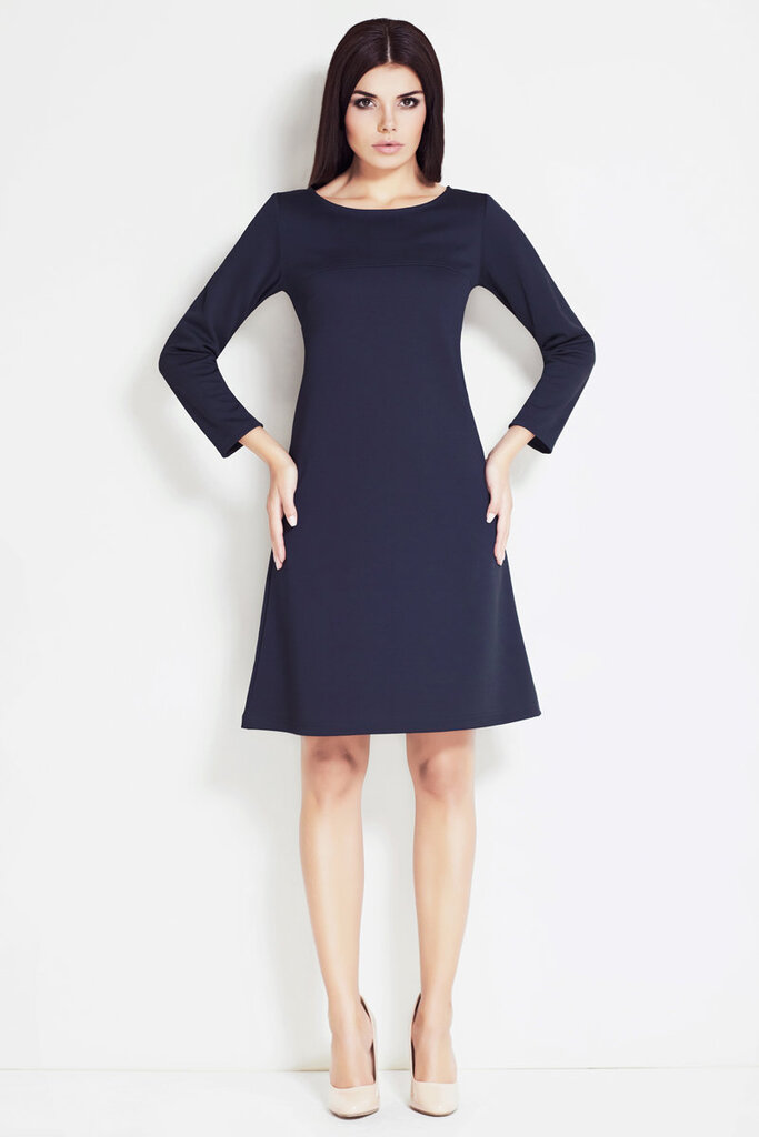 Suknelė moterims Awama A34, mėlyna kaina ir informacija | Suknelės | pigu.lt