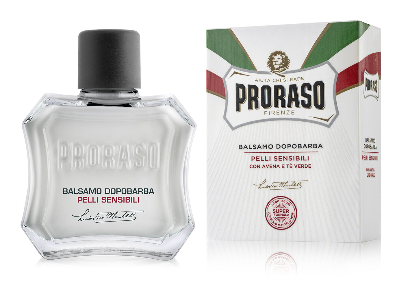 Balzamas po skutimosi jautriai odai Proraso White, 100 ml kaina ir informacija | Skutimosi priemonės ir kosmetika | pigu.lt