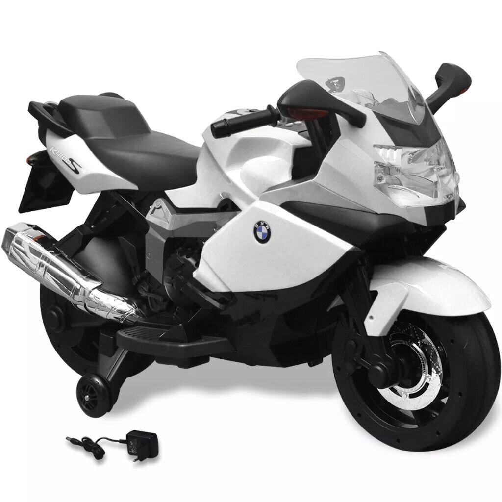 Elektrinis vaikiškas motociklas BMW 283, baltas цена и информация | Elektromobiliai vaikams | pigu.lt