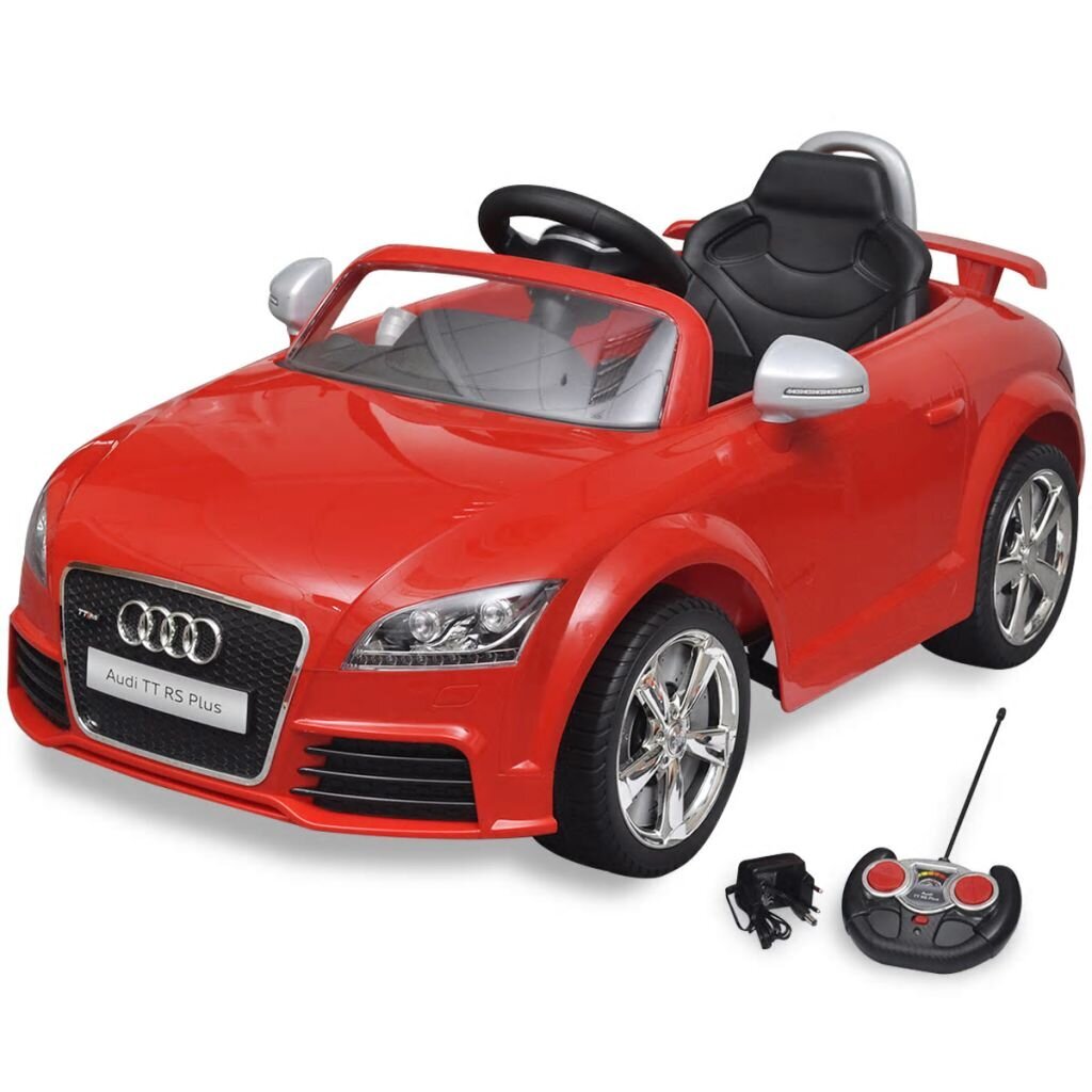 Elektromobilis Audi TT RS, raudonas kaina ir informacija | Elektromobiliai vaikams | pigu.lt