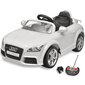 Elektromobilis Audi TT RS, baltas kaina ir informacija | Elektromobiliai vaikams | pigu.lt