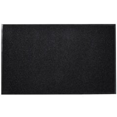 Juodas PVC durų kilimėlis, 90 x 150 cm цена и информация | Придверные коврики | pigu.lt