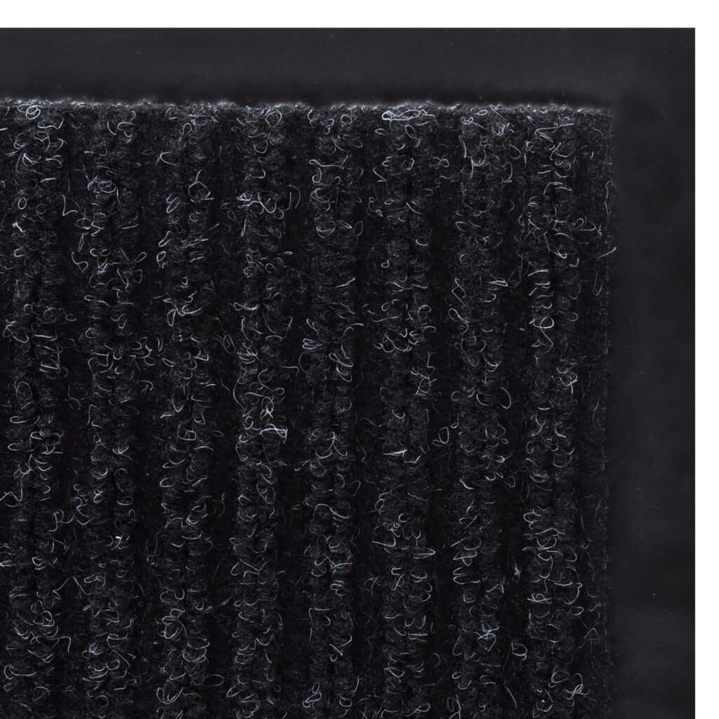 Juodas PVC durų kilimėlis, 120 x 180 cm цена и информация | Durų kilimėliai | pigu.lt