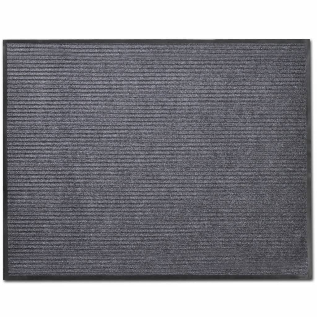 Pilkas PVC durų kilimėlis, 90 x 150 cm kaina ir informacija | Durų kilimėliai | pigu.lt