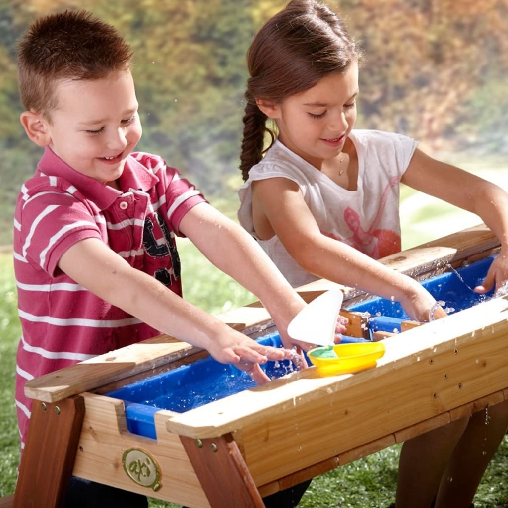 Axi stalas su skėčiu piknikui ant smėlio ar prie vandens цена и информация | Vaikiškos kėdutės ir staliukai | pigu.lt