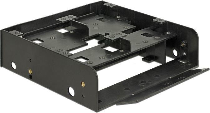 Delock 5.25″ Installation Frame for 1 x 3.5″ + 2 x 2.5″ hard drives (18000) цена и информация | Komponentų priedai | pigu.lt