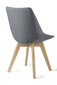 4-ių kėdžių komplektas Sande, pilkas цена и информация | Virtuvės ir valgomojo kėdės | pigu.lt