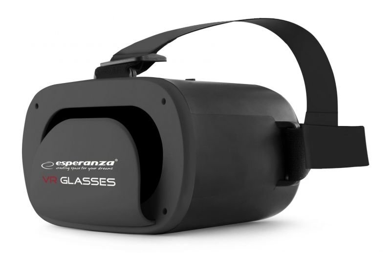 Virtualios realybės 3D akiniai Esperanza EMV200, skirti 3.5 - 6'' išmaniesiems telefonams, juodi цена и информация | Išmanioji technika ir priedai | pigu.lt