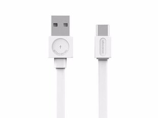 Allocacoc PowerCube зарядный кабель USB A - USB C, белый цена и информация | Кабели для телефонов | pigu.lt