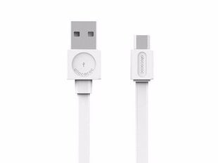 Allocacoc Cable USB кабель microUSB Basic, 1,5 м, белый цена и информация | Кабели для телефонов | pigu.lt