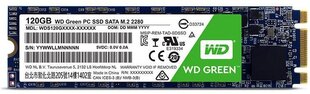 Western Digital Green 120GB SATA3 (WDS120G2G0B) цена и информация | Внутренние жёсткие диски (HDD, SSD, Hybrid) | pigu.lt