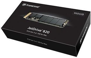 Transcend JetDrive 820 480GB PCie x2 (TS480GJDM820) цена и информация | Внутренние жёсткие диски (HDD, SSD, Hybrid) | pigu.lt