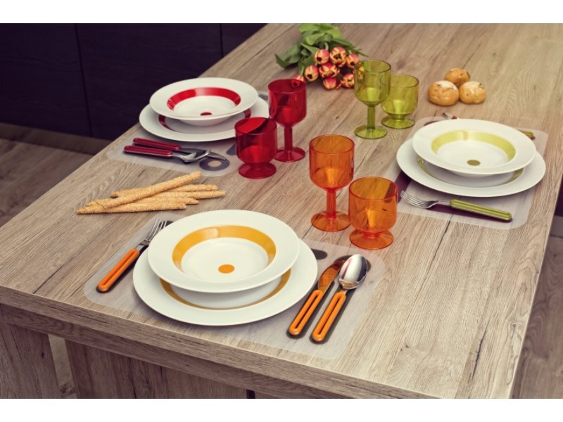 Lėkštė sriubai ViceVersa, oranžinė, 23,5 cm kaina ir informacija | Indai, lėkštės, pietų servizai | pigu.lt
