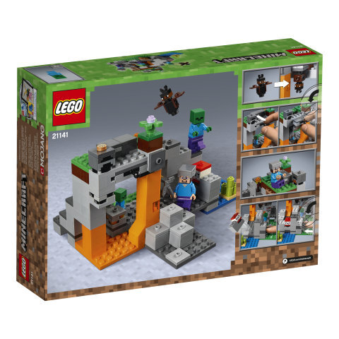 21141 LEGO® Minecraft Zombių ola цена и информация | Konstruktoriai ir kaladėlės | pigu.lt