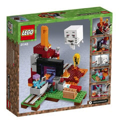 21143 LEGO® Minecraft The Nether portalas kaina ir informacija | Konstruktoriai ir kaladėlės | pigu.lt