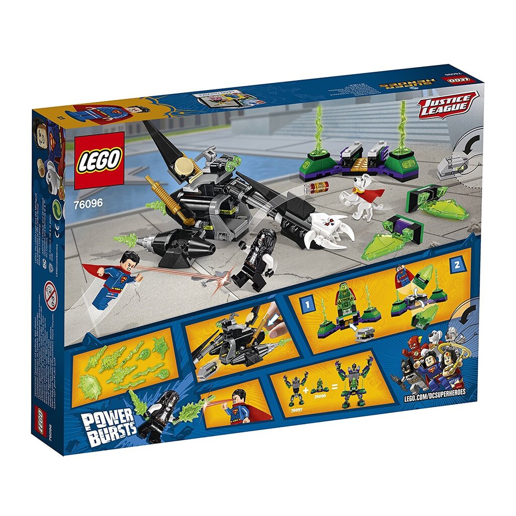 76096 LEGO® Super Heroes Supermeno ir Krypto komanda kaina ir informacija | Konstruktoriai ir kaladėlės | pigu.lt