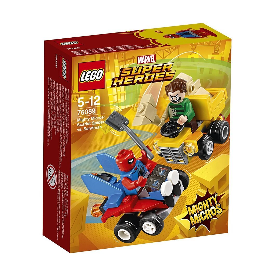 76089 LEGO® SUPER HEROES Galingi mažieji: Žmogus voras prieš smėlio žmogų kaina ir informacija | Konstruktoriai ir kaladėlės | pigu.lt