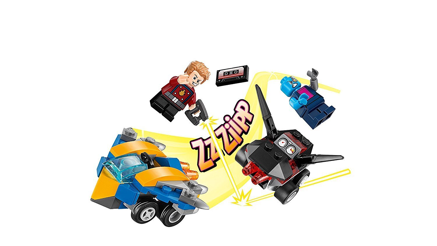 76090 LEGO® SUPER HEROES Galingi mažieji: Star-Lord prieš Nebula цена и информация | Konstruktoriai ir kaladėlės | pigu.lt