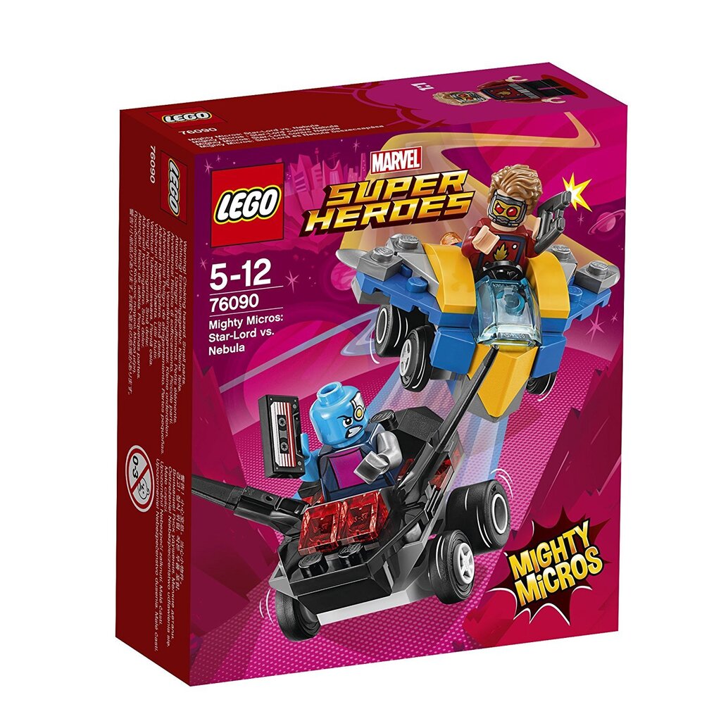 76090 LEGO® SUPER HEROES Galingi mažieji: Star-Lord prieš Nebula kaina ir informacija | Konstruktoriai ir kaladėlės | pigu.lt