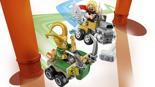 76091 LEGO® Super Heroes Galingi mažieji Toras prieš Loki цена и информация | Konstruktoriai ir kaladėlės | pigu.lt
