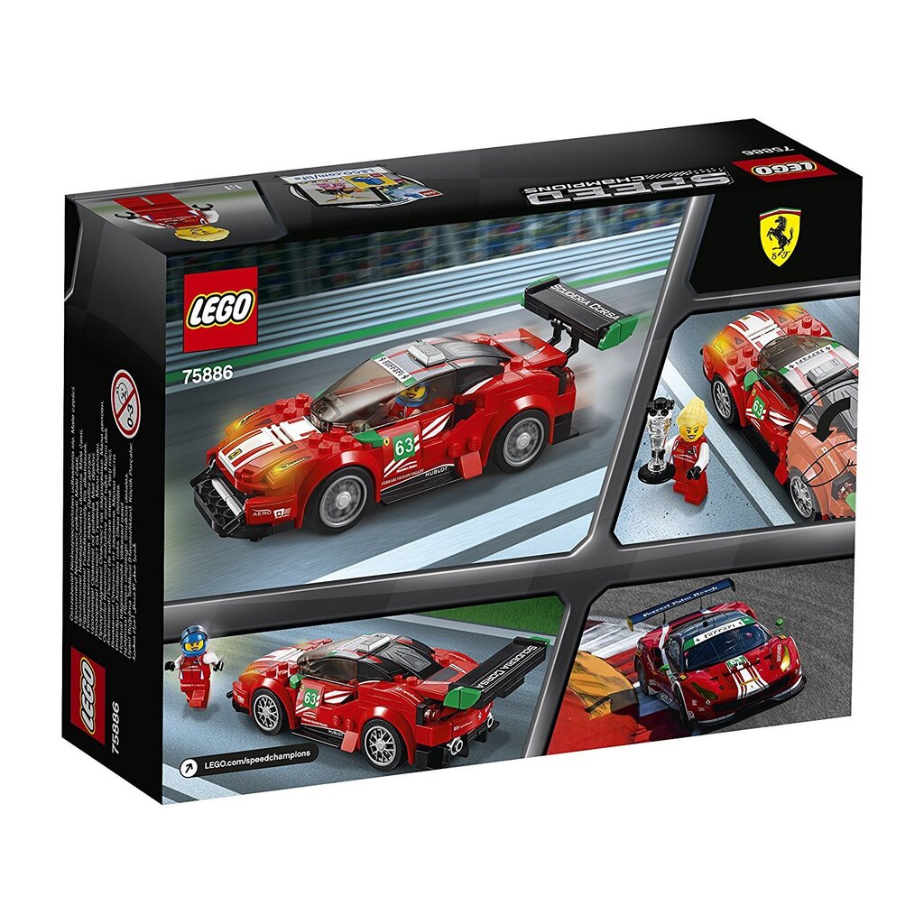 75886 LEGO® SPEED CHAMPIONS Ferrari 488 GT3 Scuderia Corsa kaina ir informacija | Konstruktoriai ir kaladėlės | pigu.lt