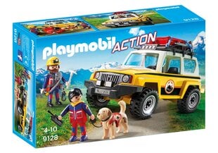 9128 PLAYMOBIL® Action, Kalnų gelbėtojų visureigis kaina ir informacija | Konstruktoriai ir kaladėlės | pigu.lt