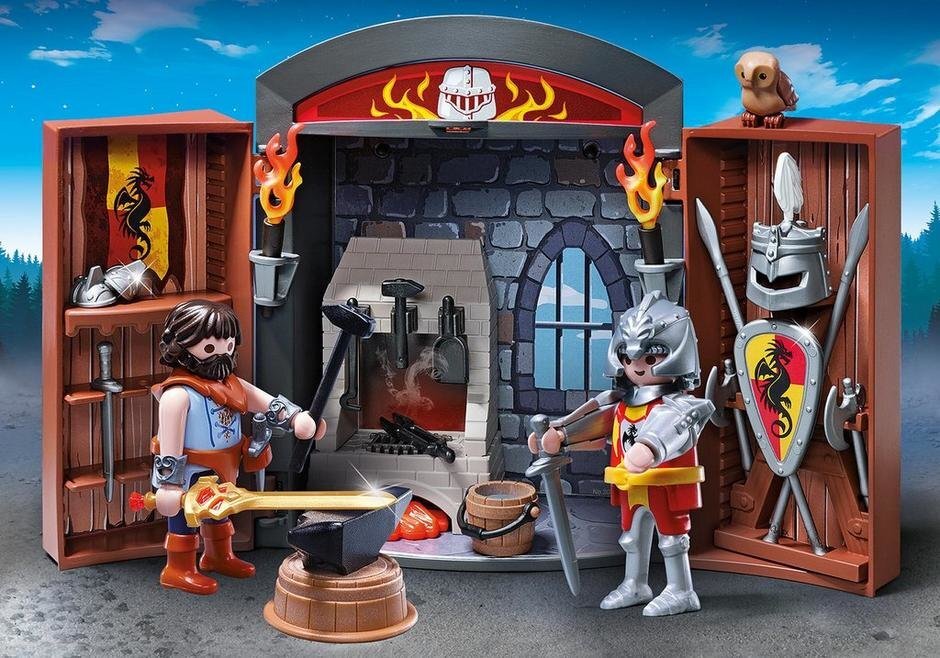 5637 PLAYMOBIL® Knights, Riterių dėžutė kaina ir informacija | Konstruktoriai ir kaladėlės | pigu.lt