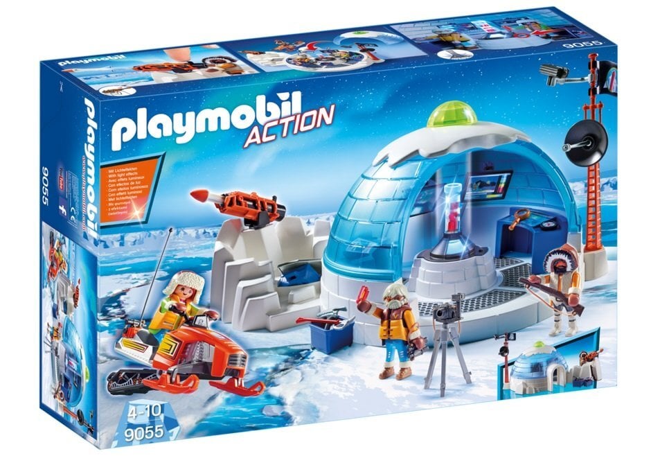 9055 PLAYMOBIL® Action Arkties ekspedicijos stotis kaina ir informacija | Konstruktoriai ir kaladėlės | pigu.lt