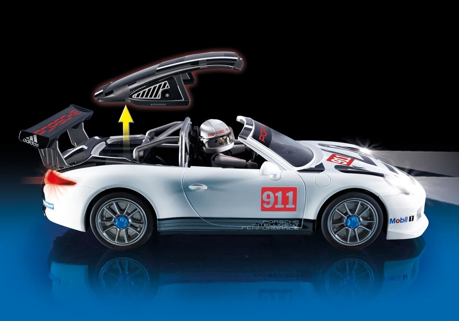 9225 PLAYMOBIL® Porshe 911 GT3 Cup automobilis цена и информация | Konstruktoriai ir kaladėlės | pigu.lt