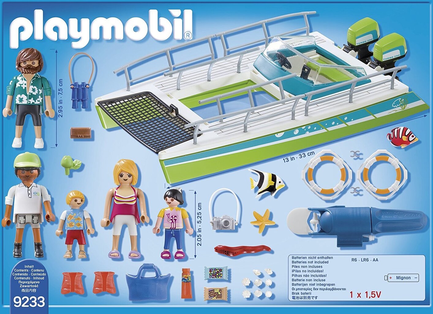 9233 PLAYMOBIL® Sports Action, Valtis su povandeniniu varikliu цена и информация | Konstruktoriai ir kaladėlės | pigu.lt