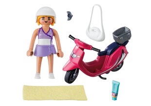 9084 PLAYMOBIL® Plus, Vasarotoja su motoroleriu kaina ir informacija | Playmobil Vaikams ir kūdikiams | pigu.lt