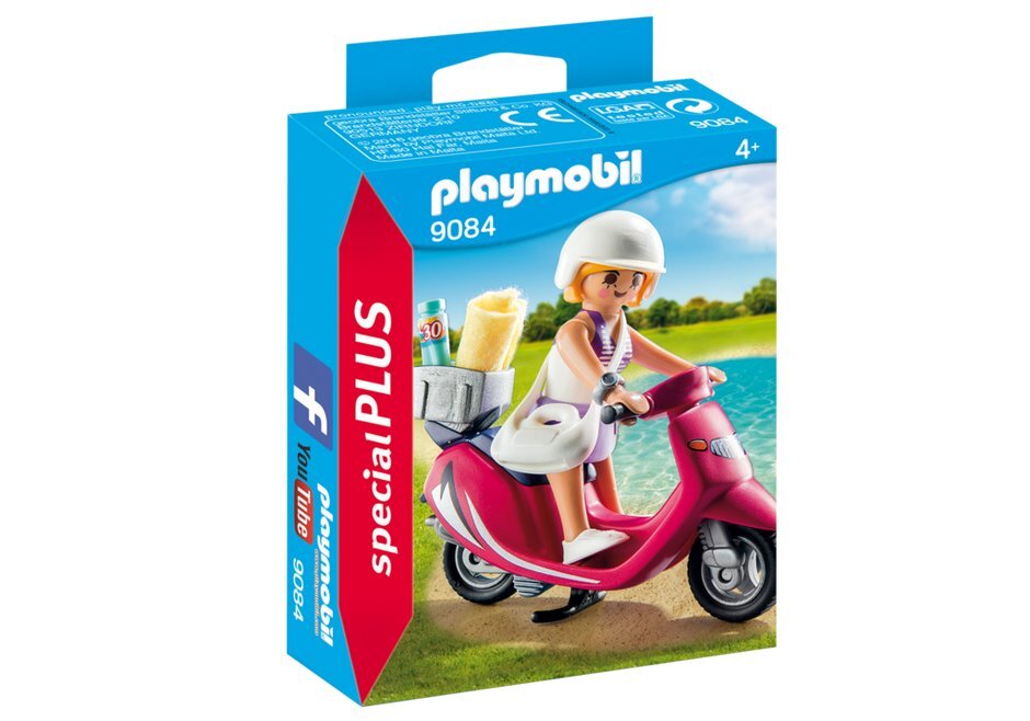 9084 PLAYMOBIL® Plus, Vasarotoja su motoroleriu kaina ir informacija | Konstruktoriai ir kaladėlės | pigu.lt