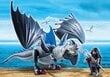 9248 PLAYMOBIL® Dragons, Juodasis drakonas su riteriu kaina ir informacija | Konstruktoriai ir kaladėlės | pigu.lt