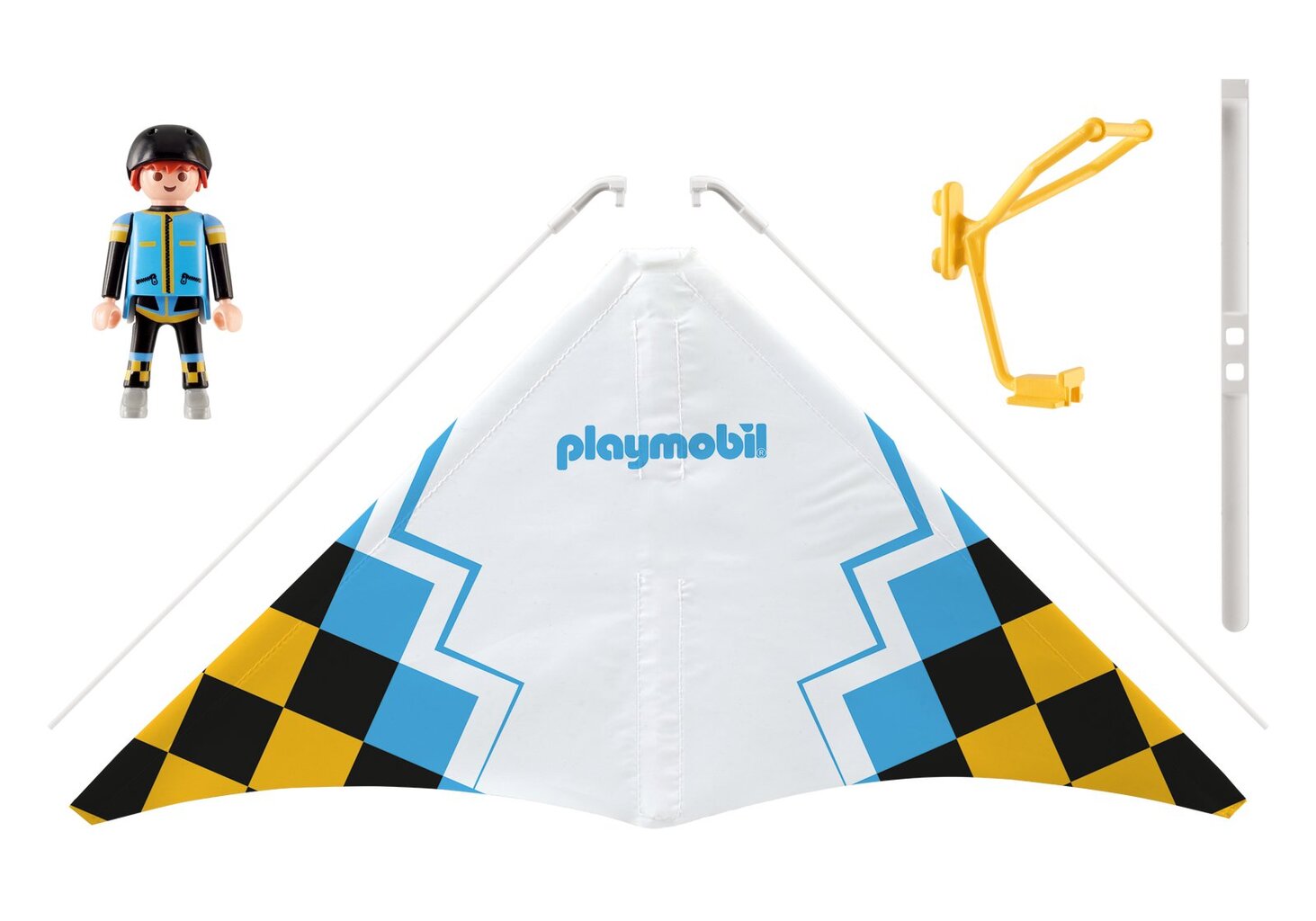 9206 PLAYMOBIL® Sports and Action, Mėlynas sklandytuvas kaina ir informacija | Konstruktoriai ir kaladėlės | pigu.lt