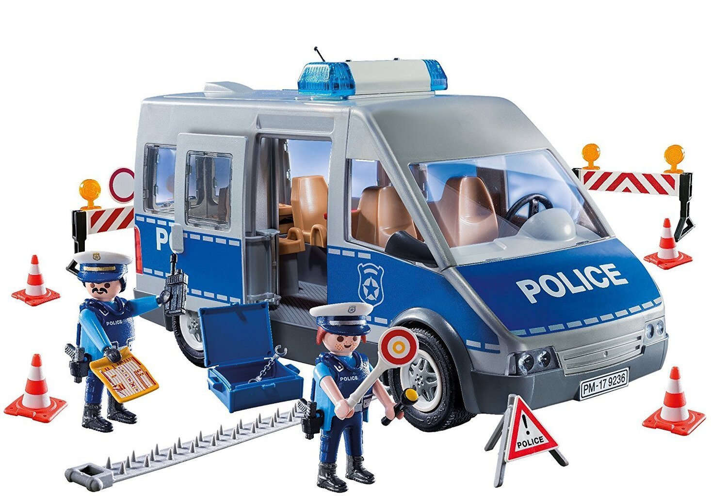 9236 PLAYMOBIL® City Action, Kelių policijos autobusiukas kaina ir informacija | Konstruktoriai ir kaladėlės | pigu.lt