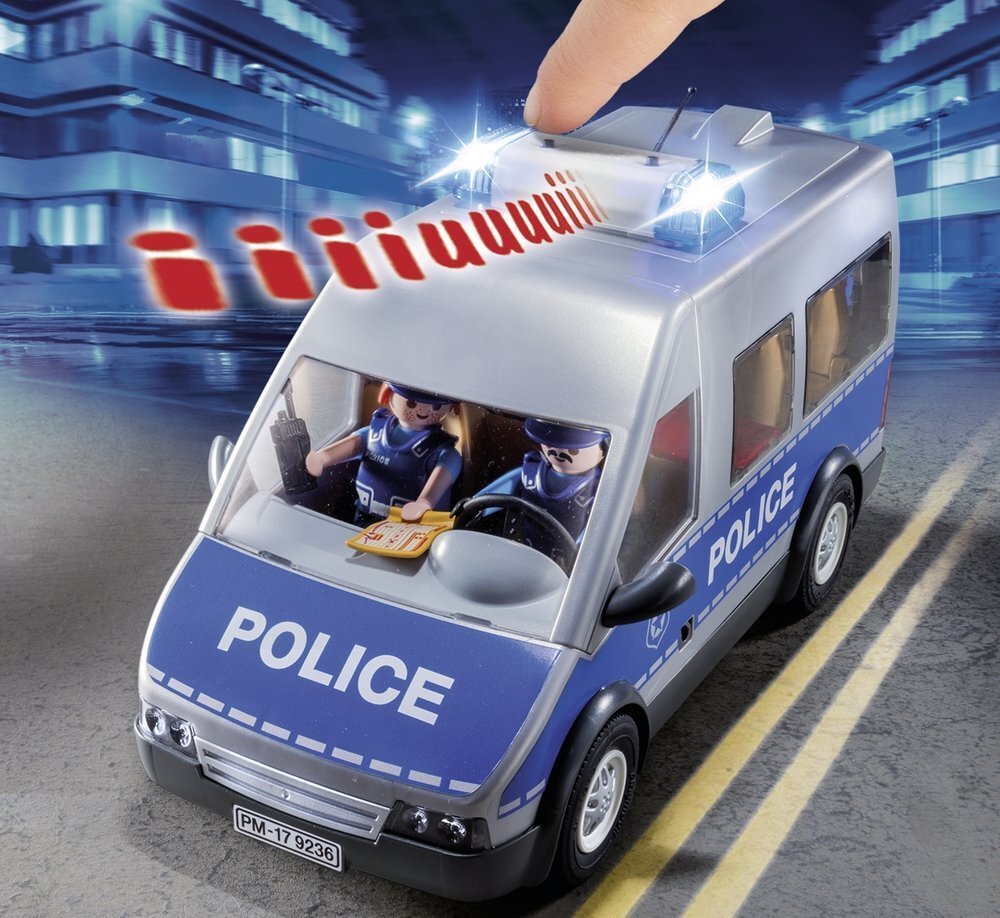 9236 PLAYMOBIL® City Action, Kelių policijos autobusiukas kaina ir informacija | Konstruktoriai ir kaladėlės | pigu.lt