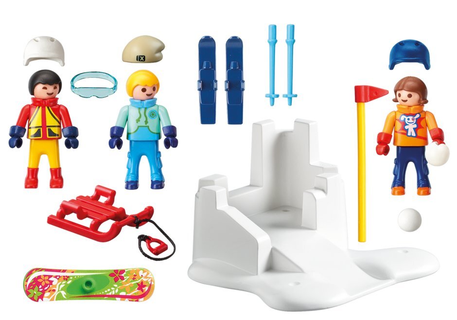 9283 PLAYMOBIL® Family Fun Sniego mūšis kaina ir informacija | Konstruktoriai ir kaladėlės | pigu.lt