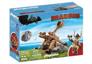 Конструктор Playmobil Dragons Гоббер с катапультой 9245 цена и информация | Конструкторы и кубики | pigu.lt