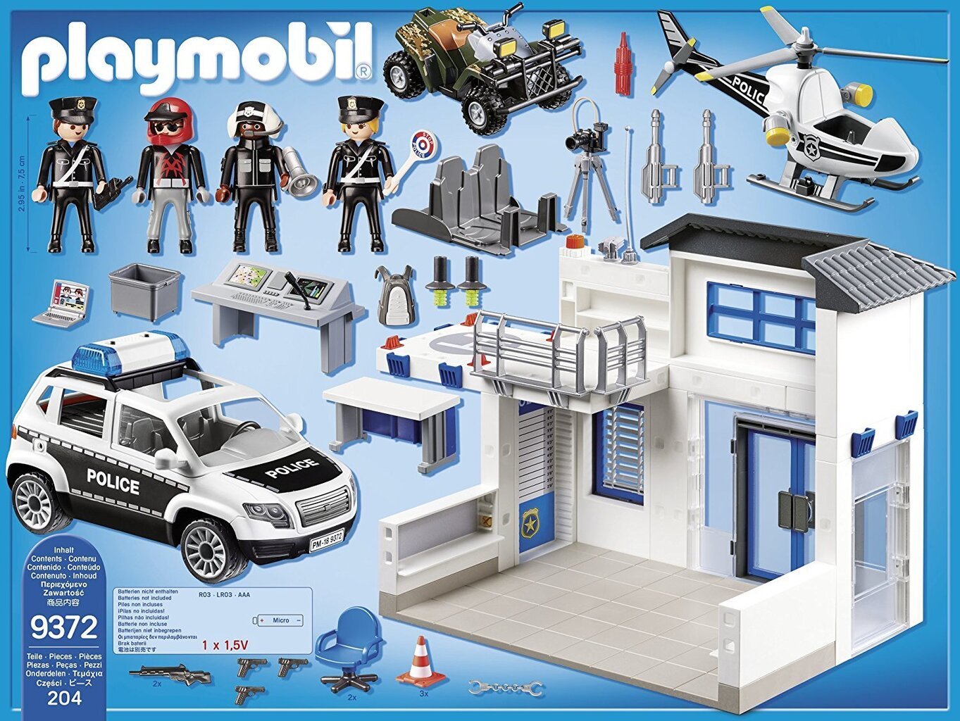 9372 PLAYMOBIL® City Action, Policijos nuovada kaina ir informacija | Konstruktoriai ir kaladėlės | pigu.lt