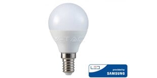 5.5 Вт LED лампочка V-TAC, P45, E14, 3000K с LED SAMSUNG диодом цена и информация | Электрические лампы | pigu.lt