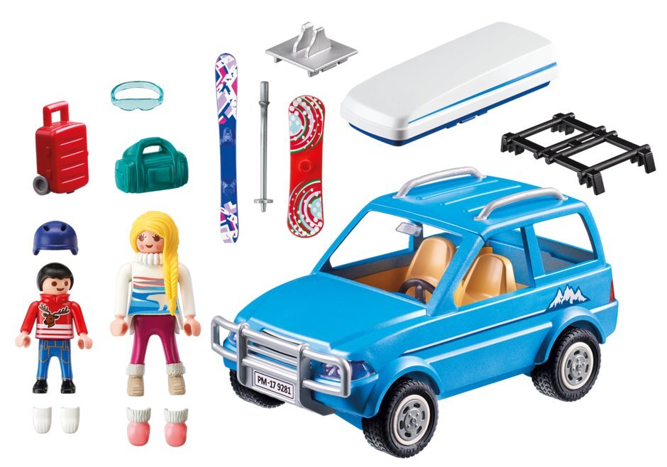 9281 PLAYMOBIL® Family Fun Žiemos visureigis цена и информация | Konstruktoriai ir kaladėlės | pigu.lt