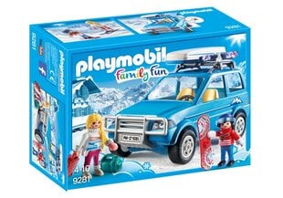 9281 Playmobil® Family Fun Зимний джип цена и информация | Конструкторы и кубики | pigu.lt