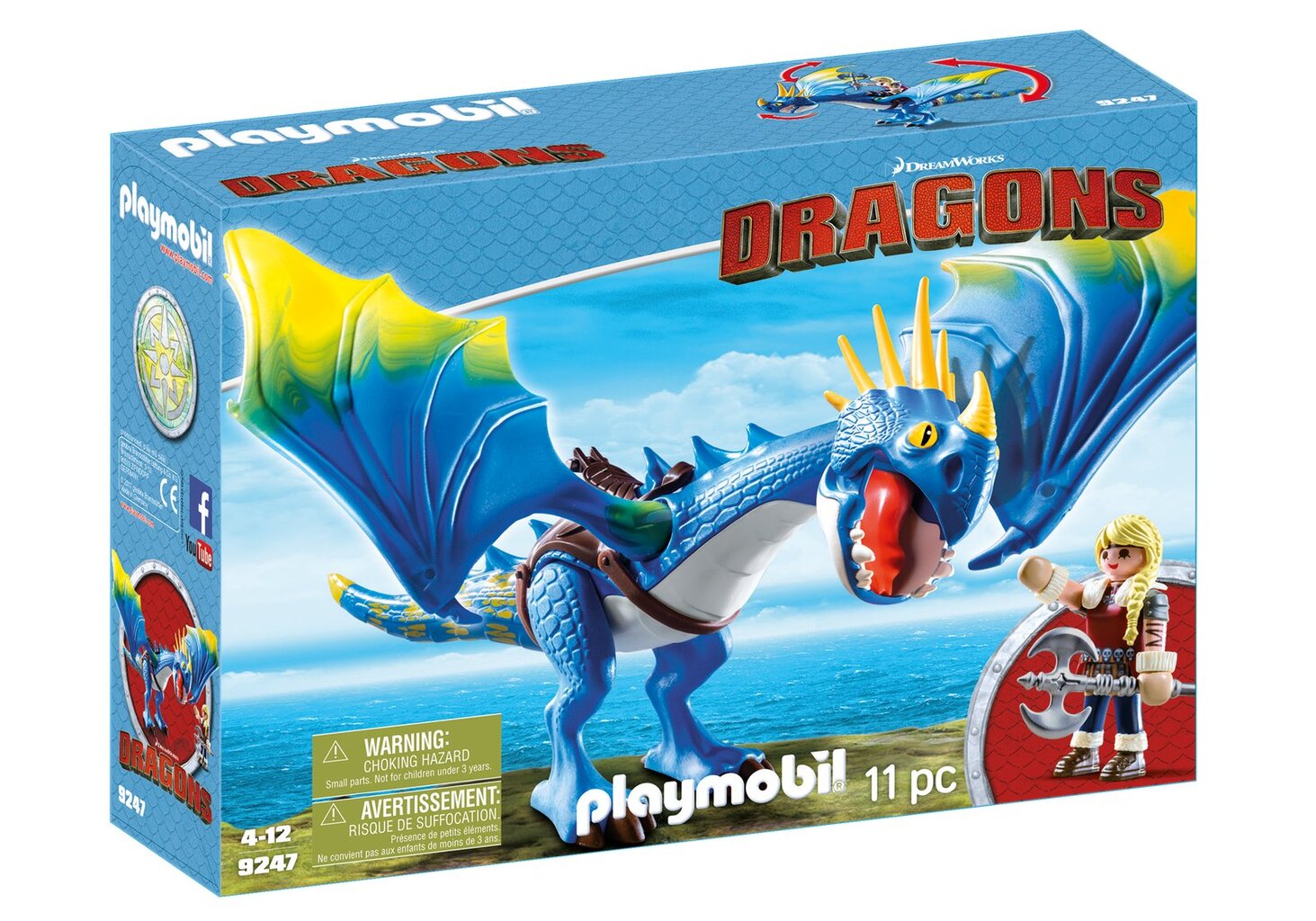 9247 PLAYMOBIL® Dragons, Astrida ir drakonas kaina ir informacija | Konstruktoriai ir kaladėlės | pigu.lt