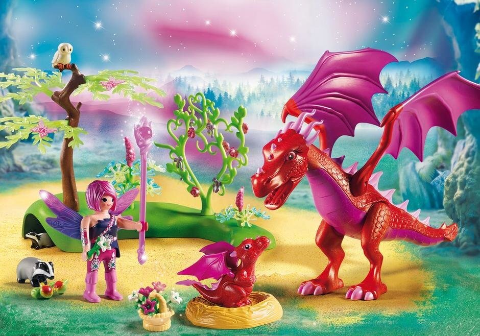 9134 PLAYMOBIL® Fairies, Drakonas ir mažylis kaina ir informacija | Konstruktoriai ir kaladėlės | pigu.lt