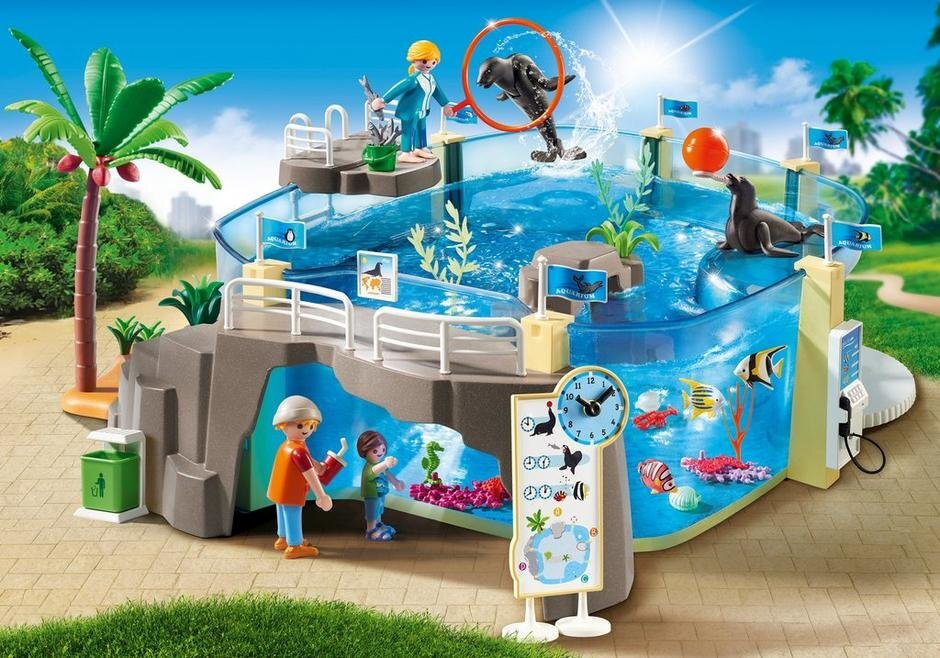 9060 PLAYMOBIL® Family Fun, Jūros muziejus kaina ir informacija | Konstruktoriai ir kaladėlės | pigu.lt